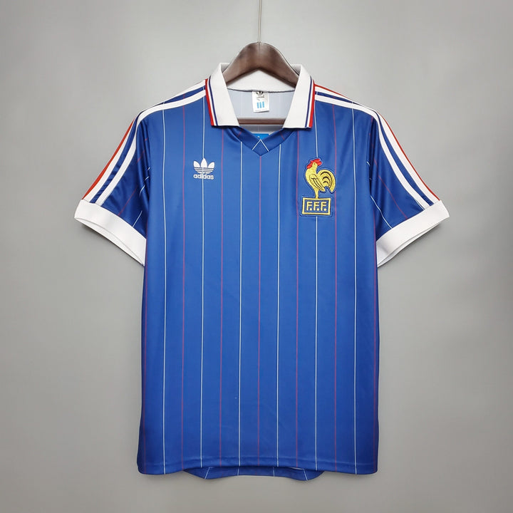 Maillot France 1982 rétro - vue de face