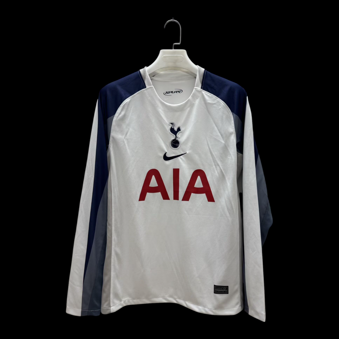Maillot Tottenham domicile 2025/2026 manches longues - vue de face