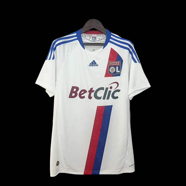 Maillot OL 2010/2011 rétro - vue de face