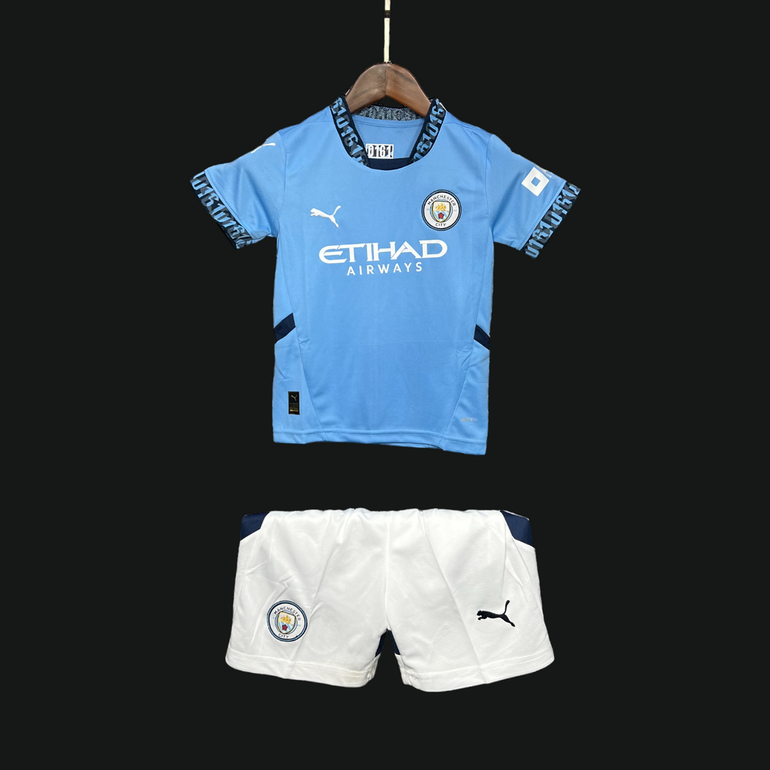 Maillot Man City domicile 2024/2025 enfant - vue de face