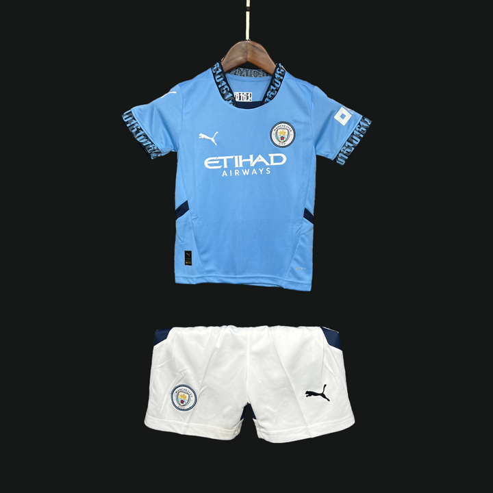 Maillot Man City domicile 2024/2025 enfant - vue de face
