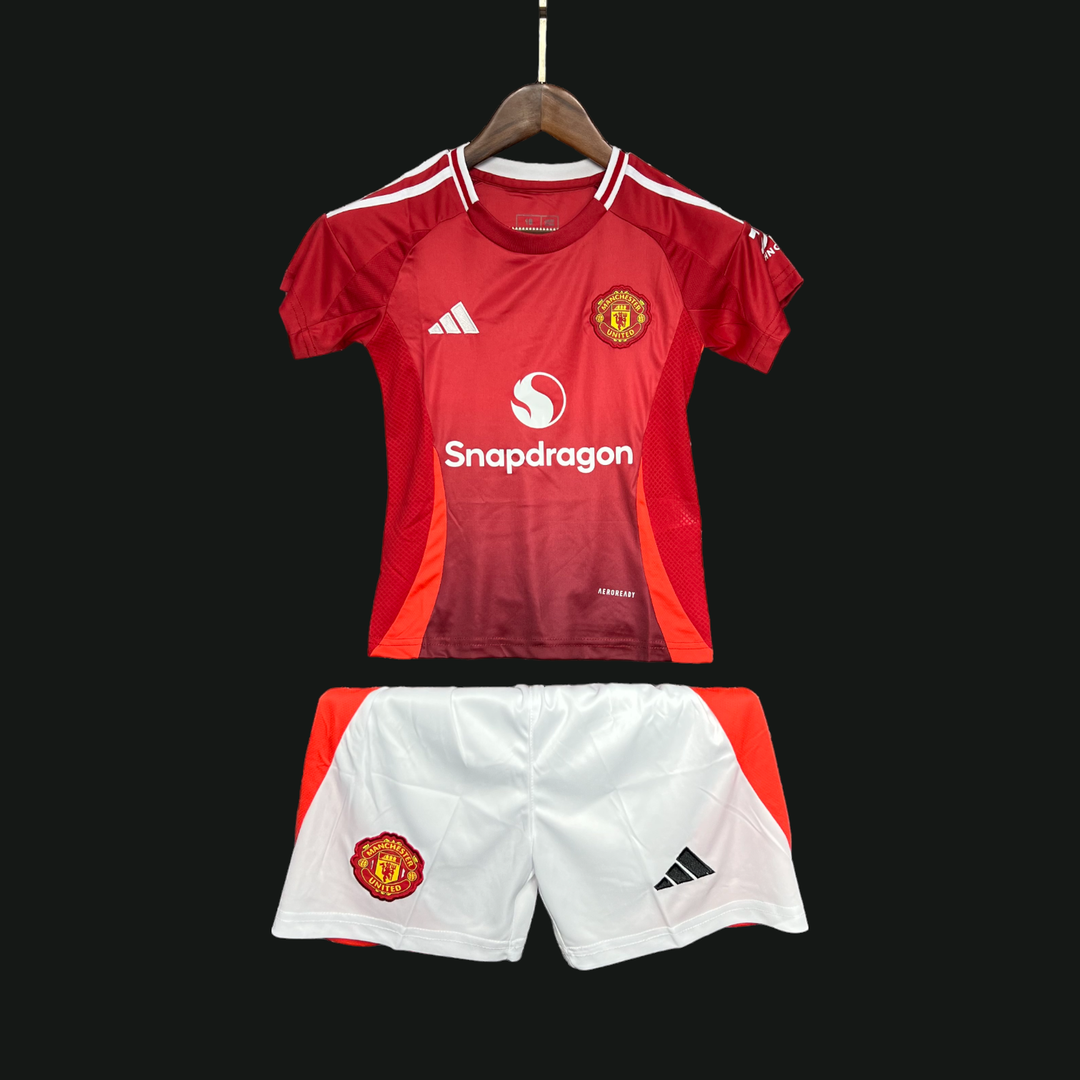 Maillot Man Utd domicile 2024/2025 enfant - vue de face