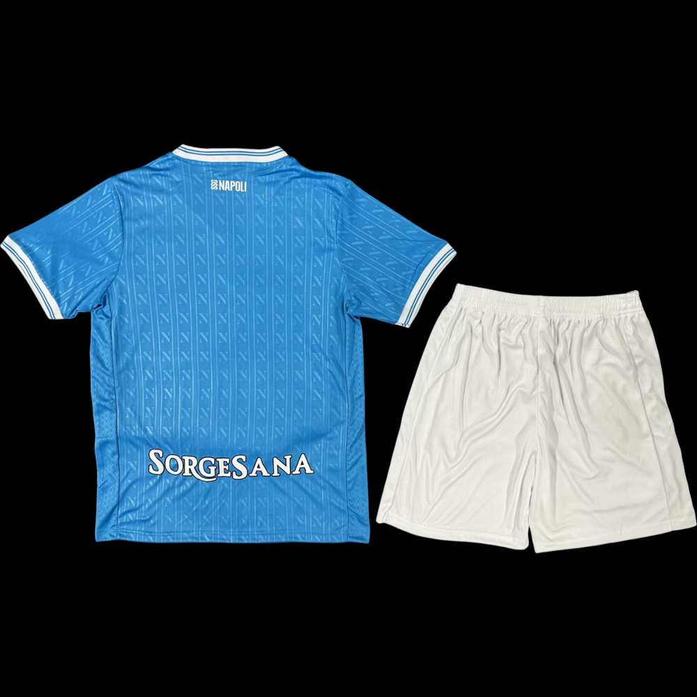 Maillot Naples domicile 2025/2026 enfant - vue de dos