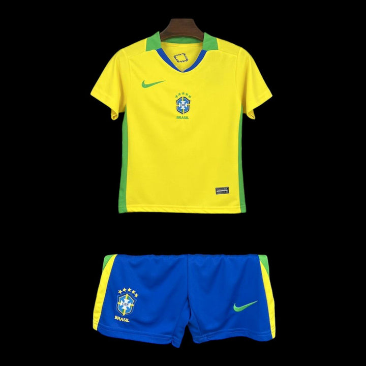 Maillot Brésil domicile 2025/2026 enfant - vue de face