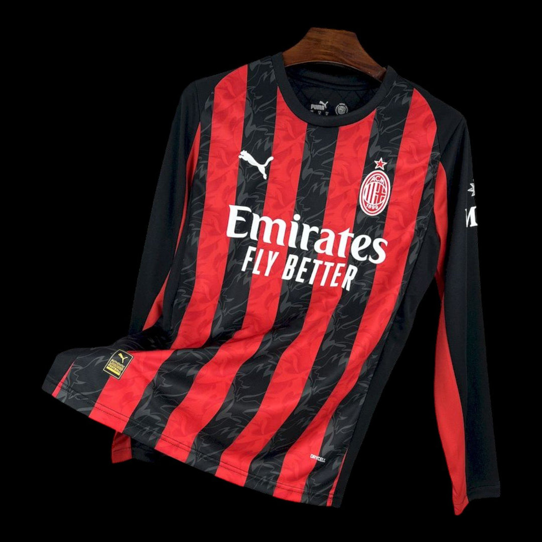 Maillot Milan domicile 2025/2026 manches longues - vue de face