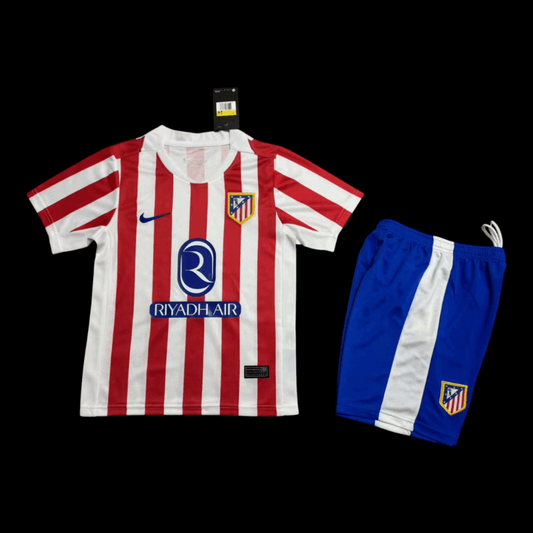 Atlético Madrid Maillot Domicile 25/26 – Enfant