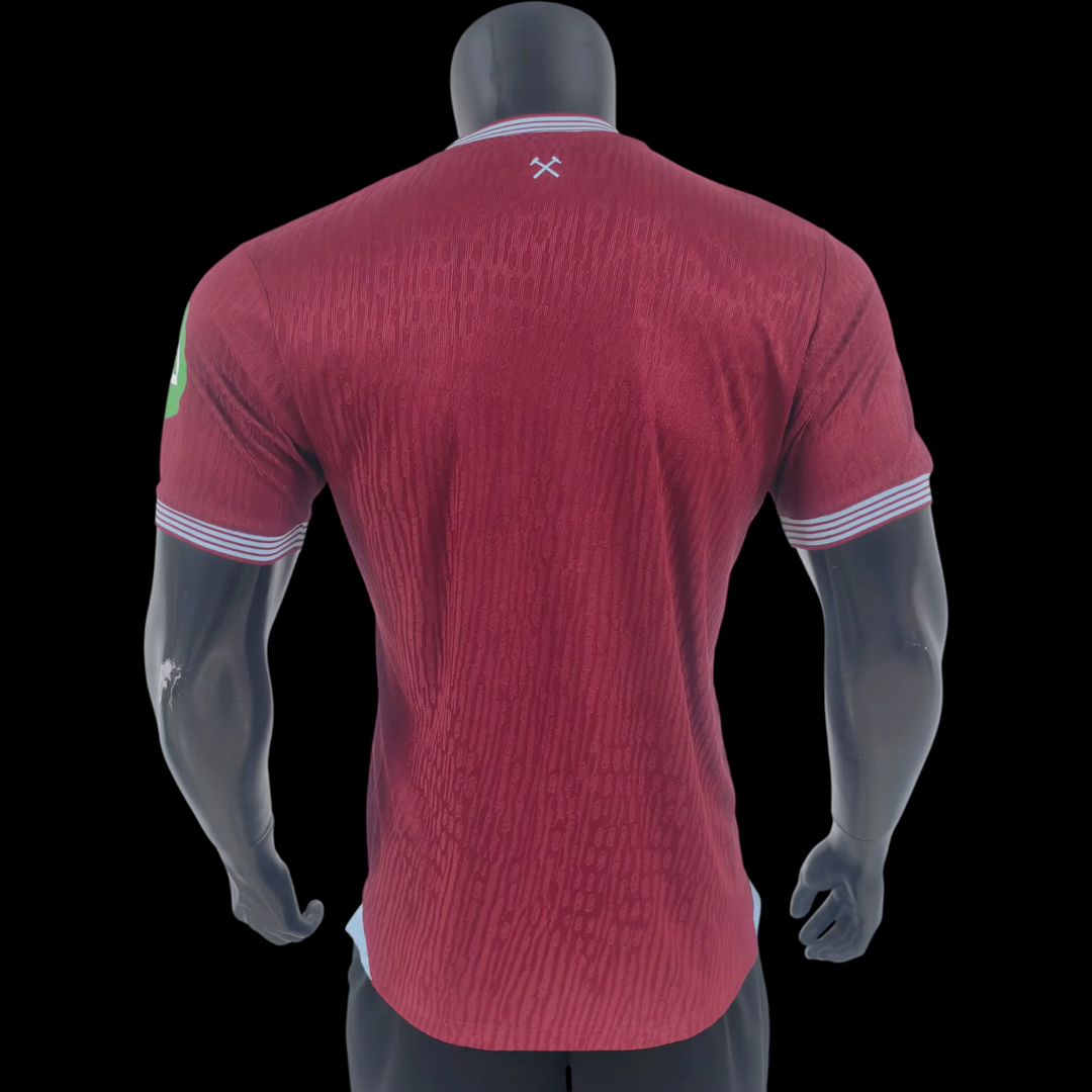 Maillot West Ham domicile 2025/2026 Player Version - vue de dos