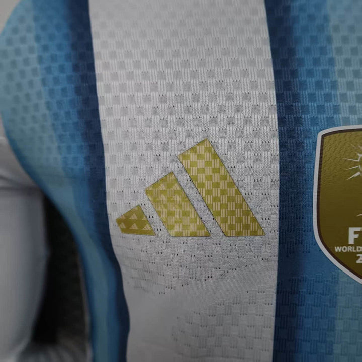Maillot Argentine 2026 Coupe du Monde Domicile Version Joueur Manches Longues