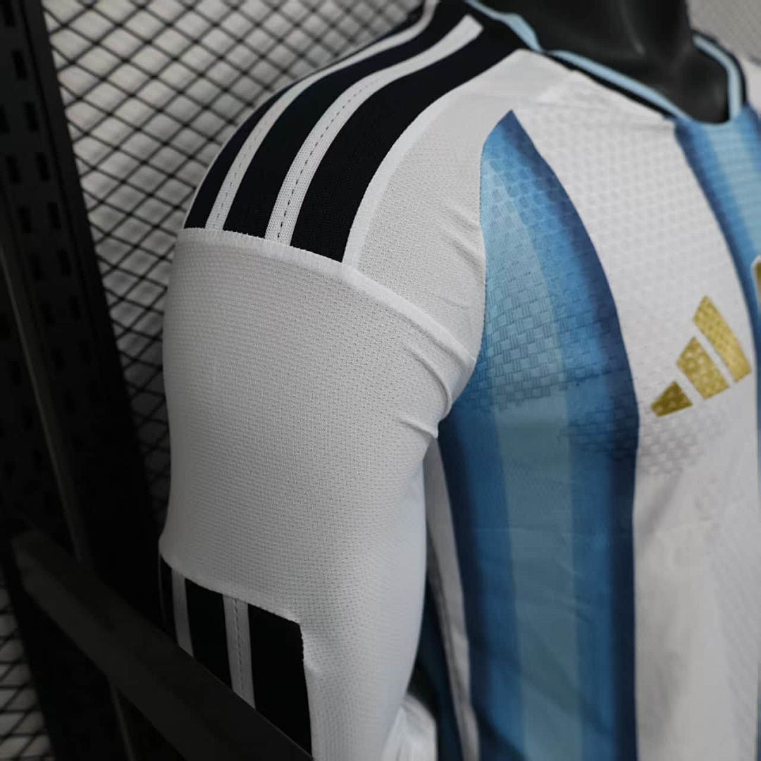 Maillot Argentine 2026 Coupe du Monde Domicile Version Joueur Manches Longues