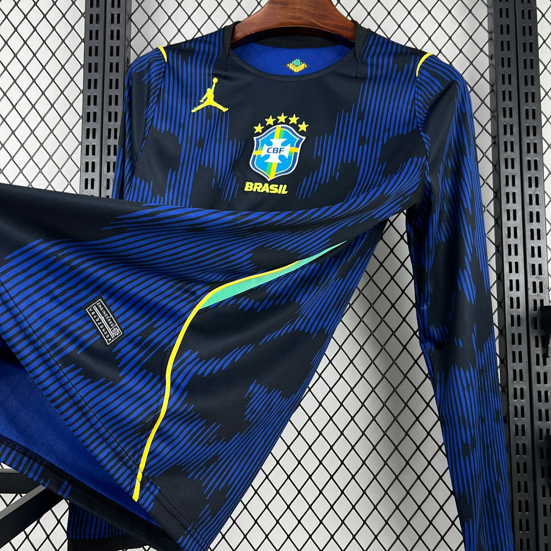 Maillot Bresil 2026 Coupe du Monde Exterieur Manches Longues