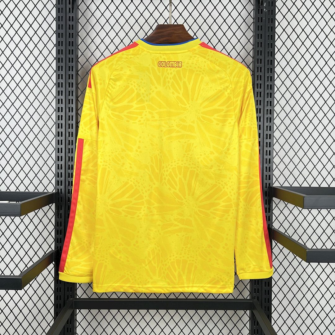 Maillot Colombie 2026 Coupe du Monde Domicile Manches Longues