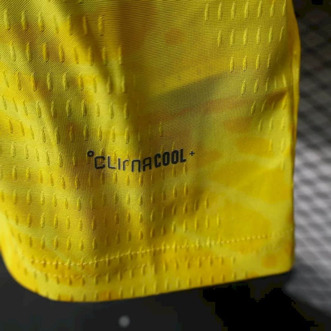 Maillot Colombie 2026 Coupe du Monde Domicile Version Joueur Manches Longues