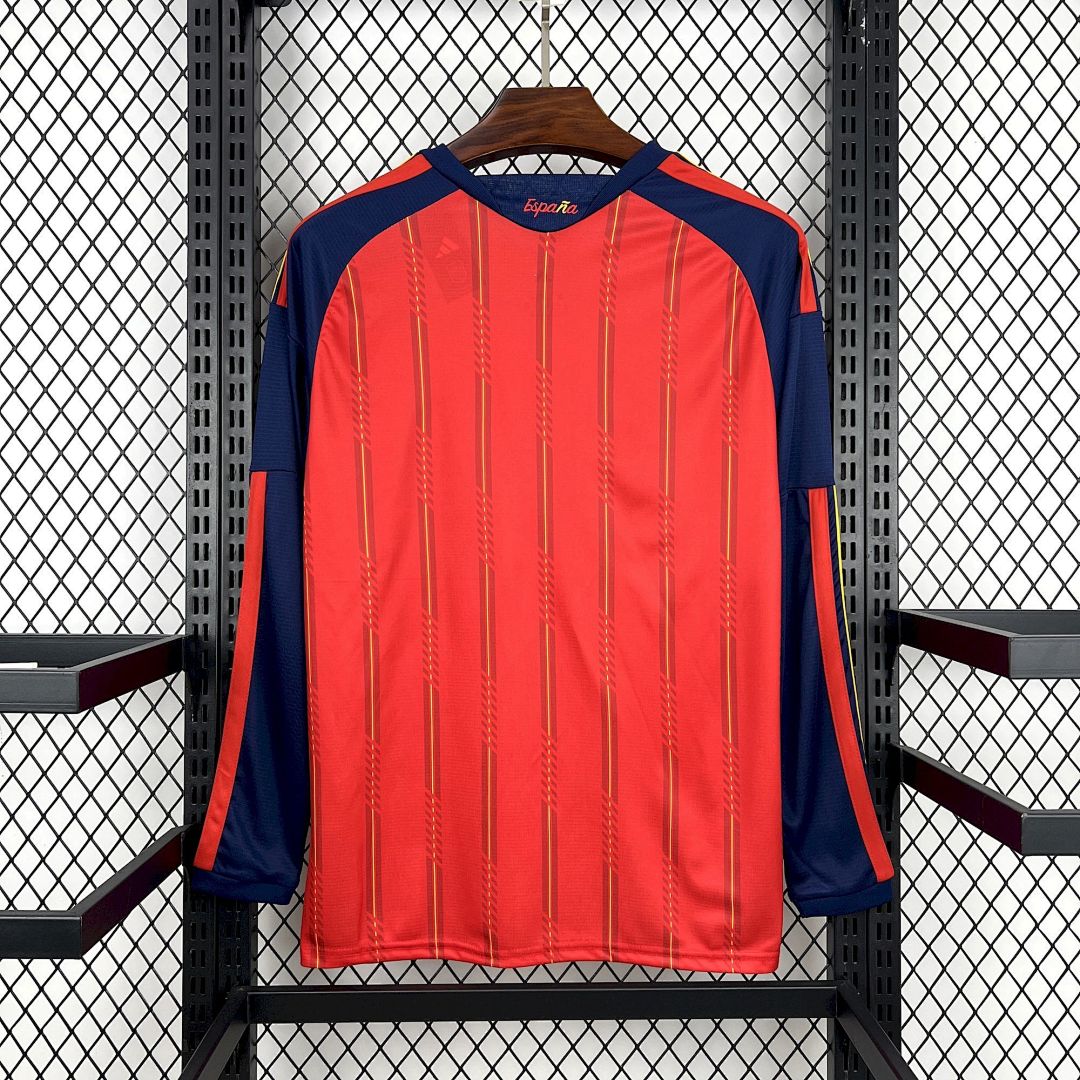 Maillot Espagne 2026 Coupe du Monde Domicile Manches Longues