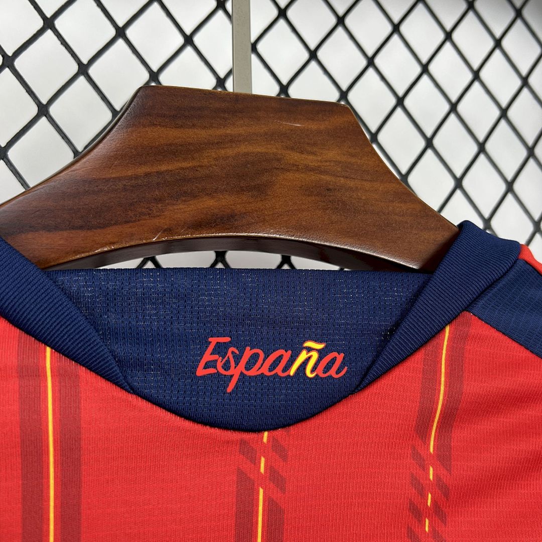 Maillot Espagne 2026 Coupe du Monde Domicile Manches Longues