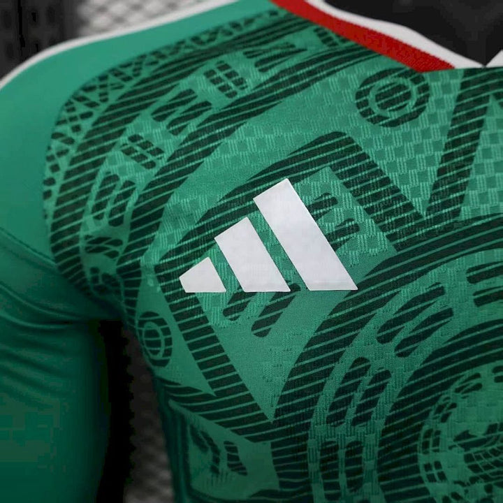 Maillot Mexique 2026 Coupe du Monde Domicile Version Joueur Manches Longues
