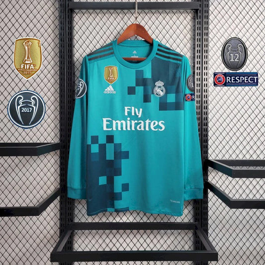 Real Madrid 2017 L/S Third Shirt