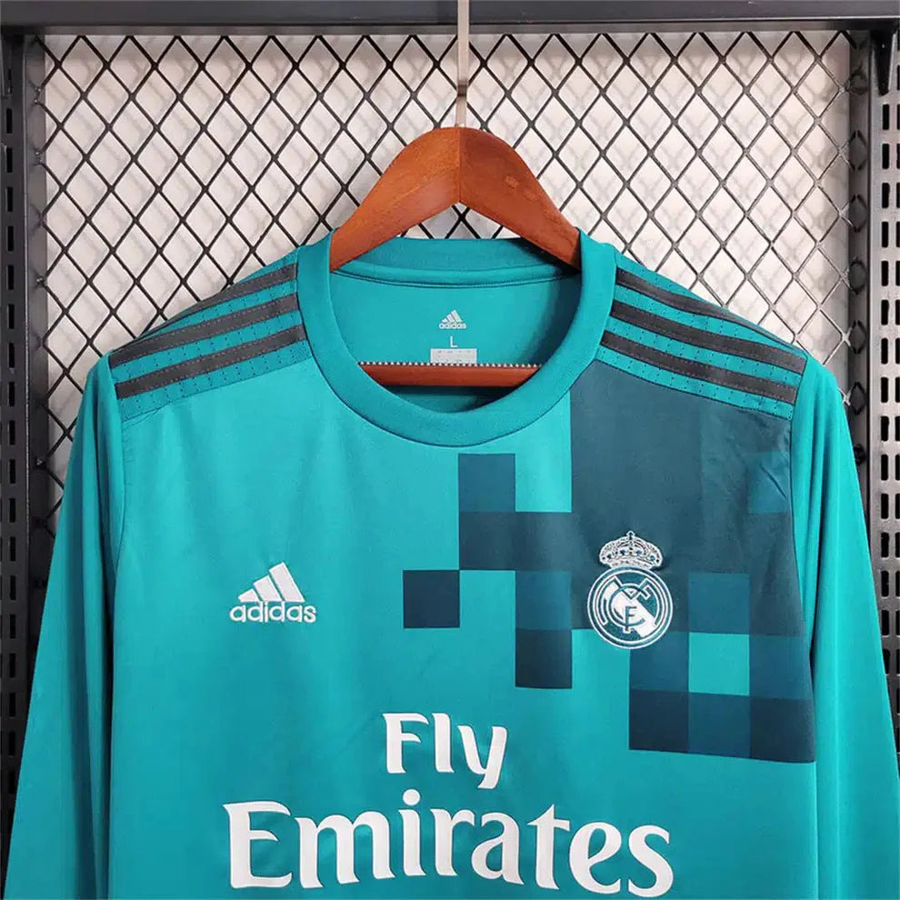Maillot Real Madrid third 2017 manches longues - vue de dos